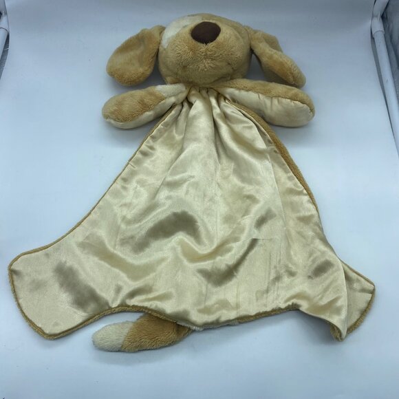 Baby Gund Spunky Huggybuddy Dog Puppy Plush Lovey Blanket 16" Blankie Brown - Picture 3 of 7